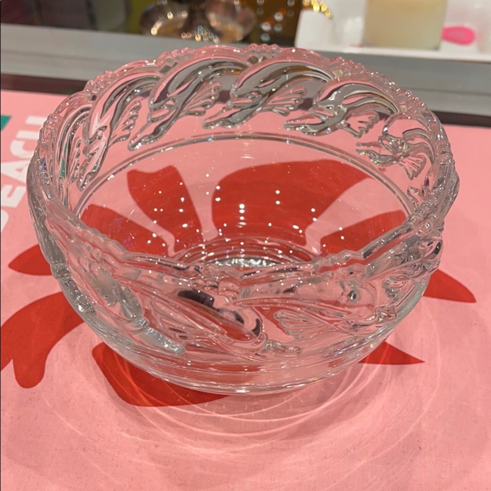 Tiffany & Co Crystal dolphin candy dish -beautiful